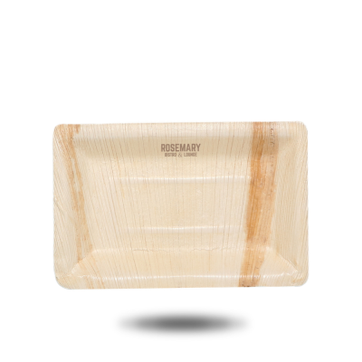 Picture of MEDIUM SQUARE PALM LEAF PLATE