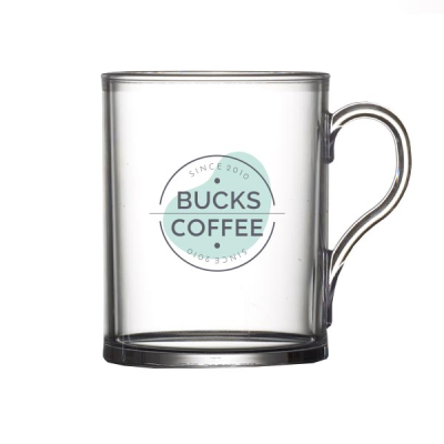 Picture of CLEAR TRANSPARENT MUG UNBREAKABLE (340ML & 12OZ).