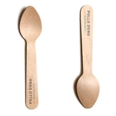 Picture of WOOD TEASPOON (11CM).