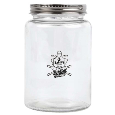 Picture of VOGUE GLASS SCREW TOP DRY FOOD JAR (550ML)