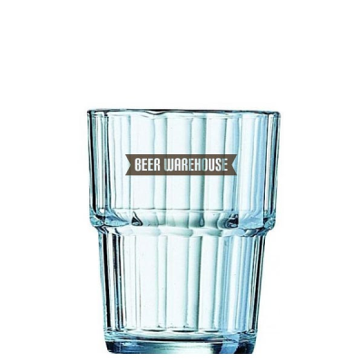 Picture of NORVEGE STACKING TUMBLER DRINK GLASS (250ML & 8.