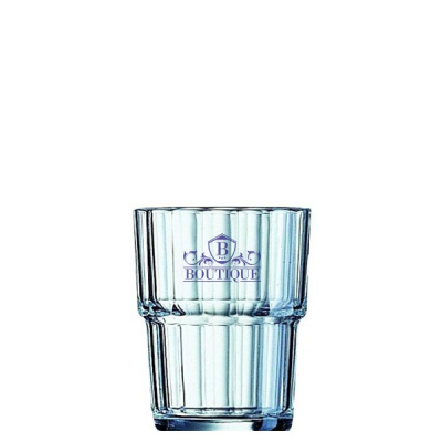 Picture of NORVEGE STACKING TUMBLER DRINK GLASS (160ML & 5.