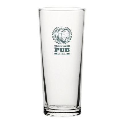 Picture of PERFECT SHAKER BEER GLASS - HALF PINT (280ML & 10OZ).