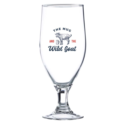 Picture of DUNKEL STEMMED BEER GLASS (380ML & 13.