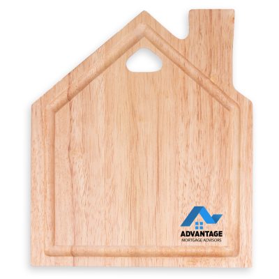 Picture of HOUSE SHAPE WOOD CHOPPING BOARD (240X200MM)