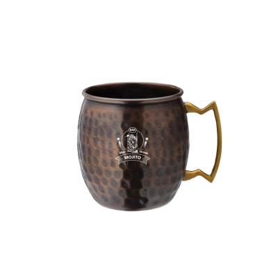 Picture of AGED COPPER HAMMERED ROUND MUG (540ML & 19OZ)