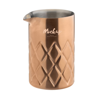 Picture of BRUSHED COPPER STEEL DOUBLE WALLED MIXING JAR (580ML)