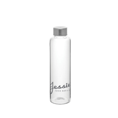 Picture of GLASS MEDIUM LIDDED WATER BOTTLE (500ML)