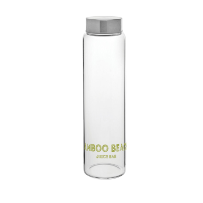 Picture of GLASS LARGE LIDDED WATER BOTTLE - 2 PINT (1 LITRE)