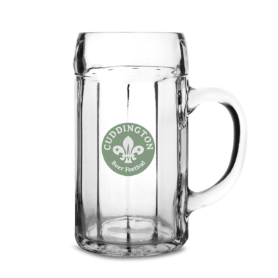 Picture of GERMAN BEER STEIN GLASS - 2 PINT (1.