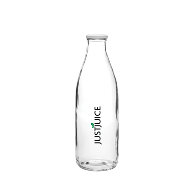 Picture of GLASS LARGE LIDDED WATER BOTTLE - 2 PINT (1 LITRE & 35OZ)