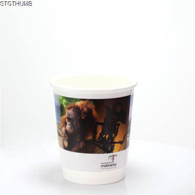 DOUBLE WALLED PAPER CUP - FULL COLOUR (8OZ & 230ML).