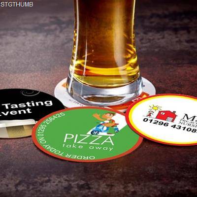 ROUND PREMIUM BEER MAT.