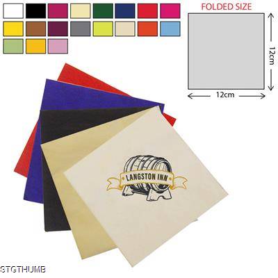 Picture of PAPER COCKTAIL NAPKIN 3PLY - COLOUR (24X24CM)