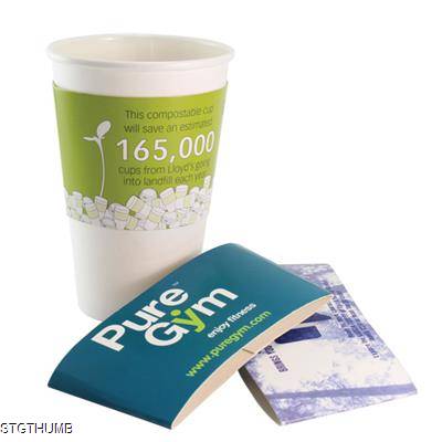 Picture of CUP SLEEVE - FLAT PACKED CARD - LARGE 12-16OZ