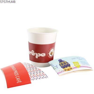 Picture of CUP SLEEVE - FLAT PACKED CARD - SMALL 8-10OZ.