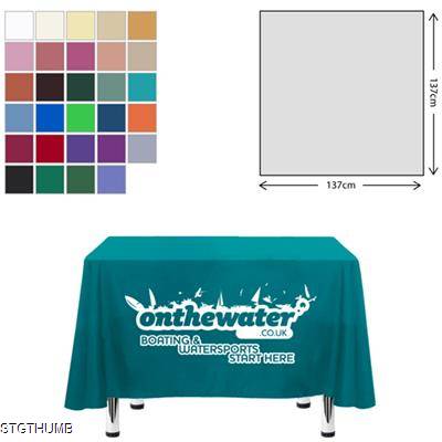 Picture of PREMIUM FABRIC TABLE CLOTH - SQUARE - 138X138CM (3FT TABLE - SHORT DROP).