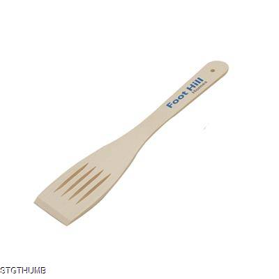 Picture of WOOD SPATULA - SLOTTED (30CM).