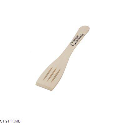 Picture of WOOD SPATULA - SLOTTED (25CM).