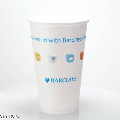 Picture of 16OZ SINGLE WALLED PAPER CUP in Full Colour.