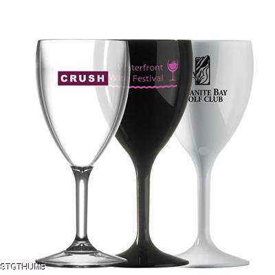 Picture of REUSABLE PLASTIC WINE GLASS (312ML & 11OZ).