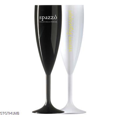 Picture of REUSABLE PLASTIC CHAMPAGNE FLUTE (187ML & 6