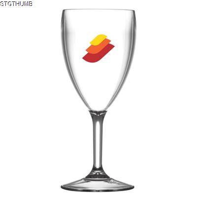 Picture of REUSABLE PLASTIC WINE GLASS 398ML-14OZ - POLYCARBONATE.