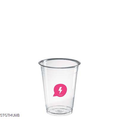 DISPOSABLE PLASTIC SMOOTHIE TUMBLER (250ML & 8OZ).