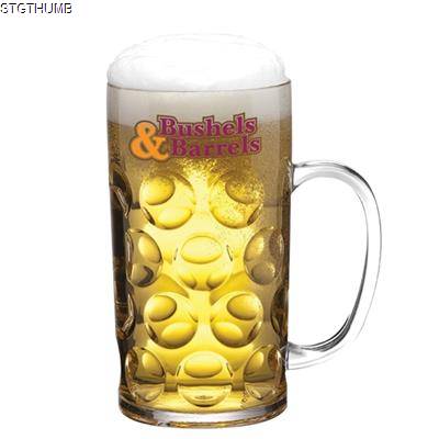 Picture of REUSABLE PLASTIC STEIN BEER MUG - 2 PINTS  &  1 LITRE