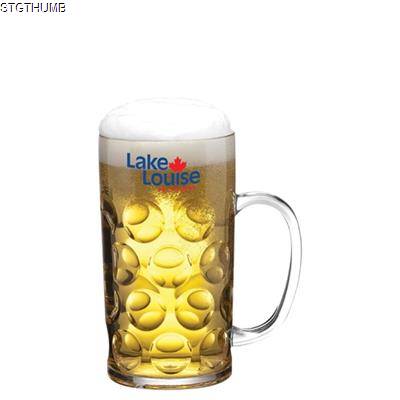 Picture of REUSABLE PLASTIC STEIN BEER MUG - 1 PINT  &  580ML.