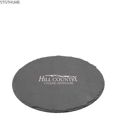 Picture of NATURAL EDGE SLATE PLATTER 30CM ROUND.