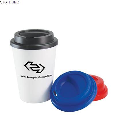 Picture of PLASTIC DOUBLE WALL TAKE OUT COFFEE CUP 12OZ-340ML.