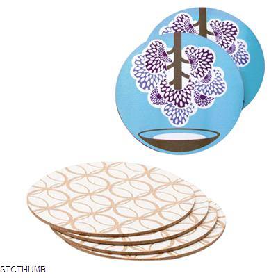 Picture of CORK BACK MELAMINE PLACEMAT - ROUND (255MM)