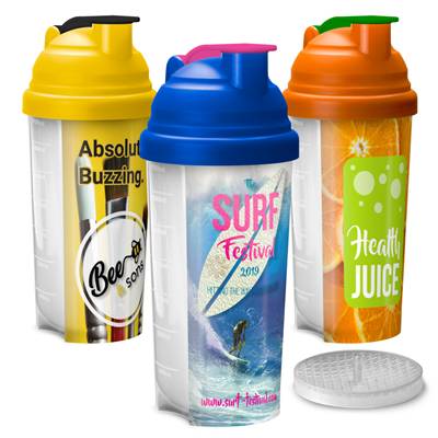 Picture of PLASTIC GYM PROTEIN SHAKER BOTTLE (700ML).