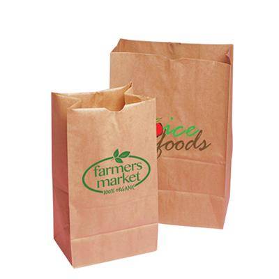 CUBE BLOCK BOTTOM PAPER BAG SMALL (18X34X10CM).