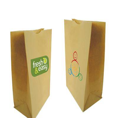 Picture of CUBE BLOCK BOTTOM PAPER BAG LARGE (45X36X13CM).