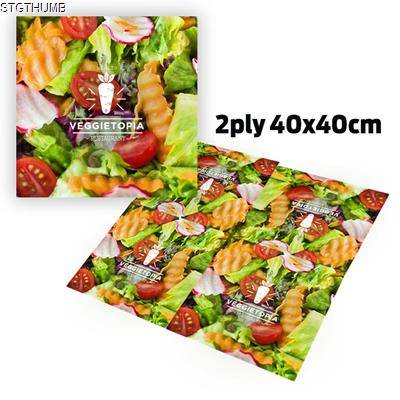 Picture of PAPER LUNCH NAPKIN 2PLY - FULL COVERAGE (40X40CM)