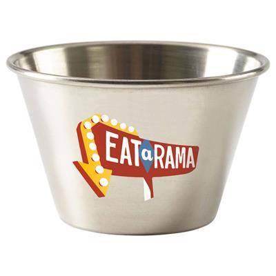 Picture of 6OZ STAINLESS STEEL METAL RAMEKIN - SILVER.