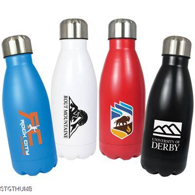 Picture of REFRESH SINGLE WALL STAINLESS STEEL METAL BOTTLE (500ML) *.