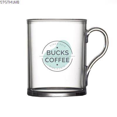 Picture of CLEAR TRANSPARENT MUG UNBREAKABLE (340ML & 12OZ).