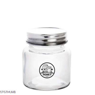 Picture of VOGUE GLASS SCREW TOP DRY FOOD JAR (85ML).