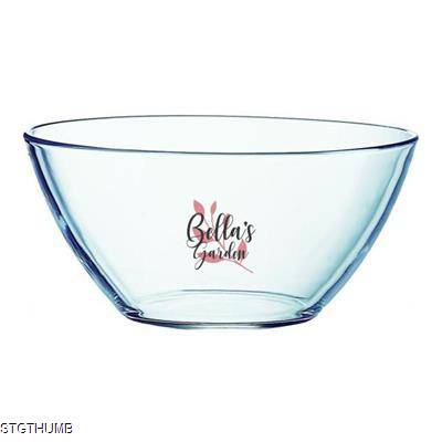 Picture of COSMOS GLASS SERVING BOWL (230MM)