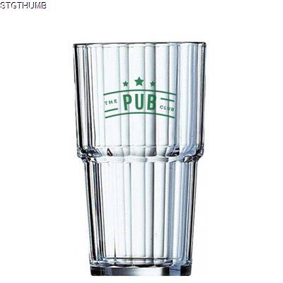 Picture of NORVEGE STACKING TUMBLER DRINK GLASS (270ML & 9.