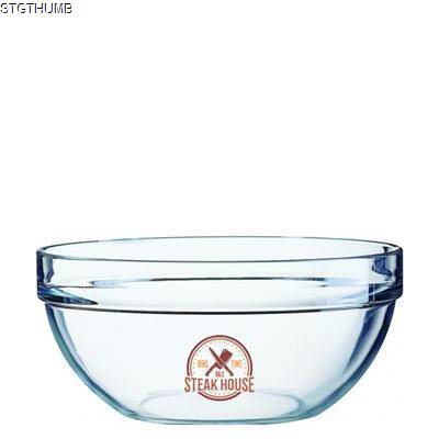 Picture of STACKING MIXING GLASS SALAD BOWL (170MM).