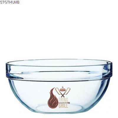 Picture of STACKING MIXING GLASS SALAD BOWL (230MM)