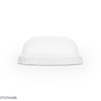 Picture of COMPOSTABLE DOMED CUP LID with Straw Hole (Fits 8Oz).