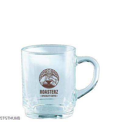 Picture of BOCK STACKING GLASS COFFEE MUG 250ML/8