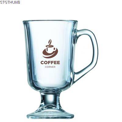 Picture of BOCK FOOTED GLASS COFFEE MUG (290ML & 10OZ).