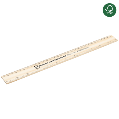 Picture of FSC WOOD RULER 30CM