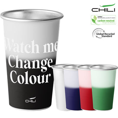 Picture of KOP GRS RECYCLED 450ML ALUMINIUM METAL CUP BY CHILI